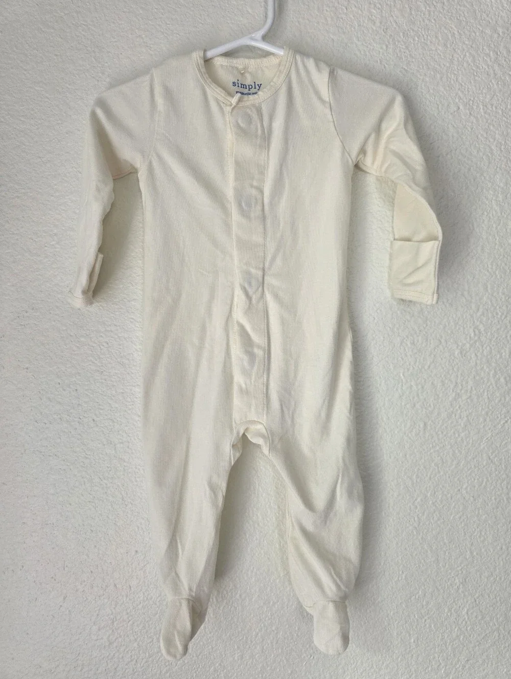 Magnetic Me Onsie, cream color, size 3-6 months